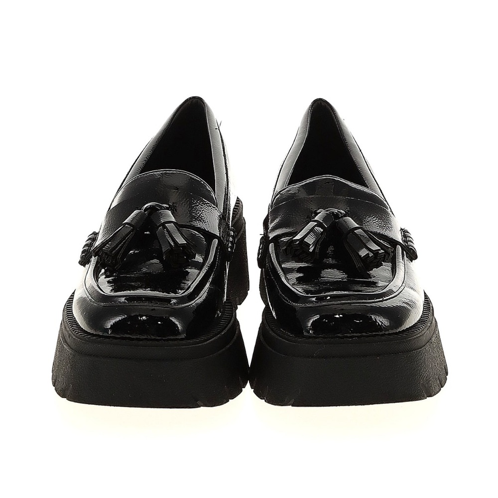 Zara Black Tassel Loafers - Picture 2 of 5